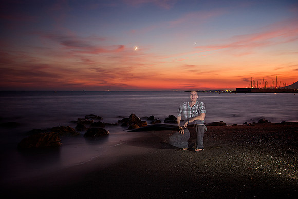 Self Portrait Sunset